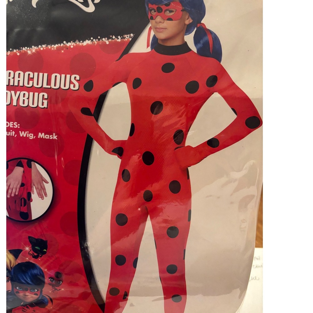 Miraculous Ladybug Costume Jumpsuit Large 12-14